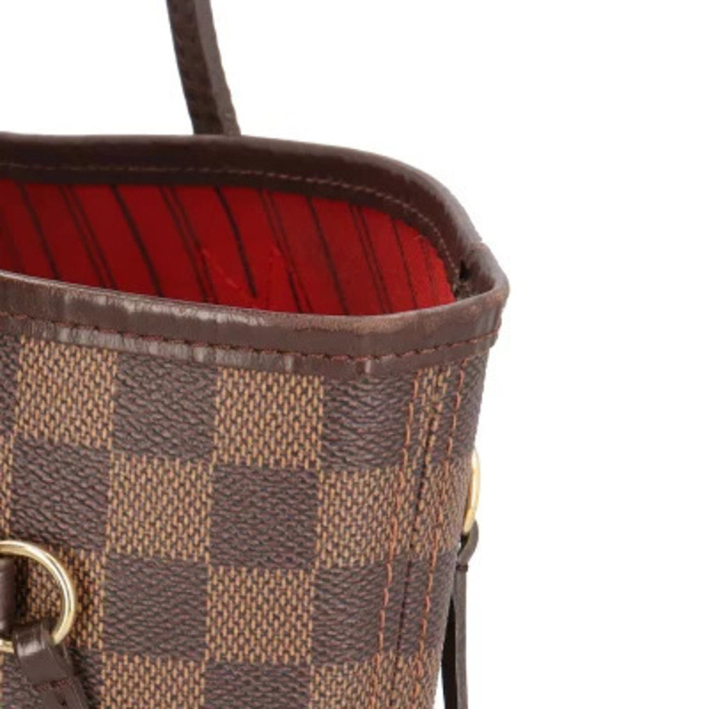Louis Vuitton Neverfull Damier Tote Bag Canvas Brown - Picture 6 of 8